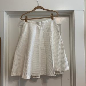 Zara Basic White Full Skirt Sz. M